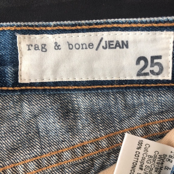 Rag & Bone boyfriend Rebel distressed jean shorts - Picture 6 of 6